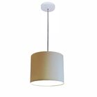 Luminária Pendente Vivare Free Lux Md-4105 Cúpula Em Tecido -