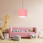 Luminária Pendente Vivare Free Lux Md-4105 Cúpula Em Tecido -