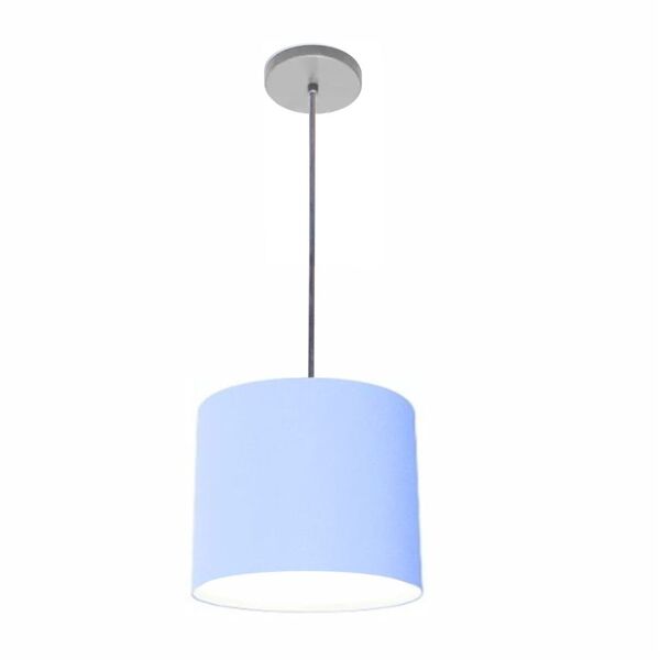 Luminária Pendente Vivare Free Lux Md-4105 Cúpula Em Tecido -