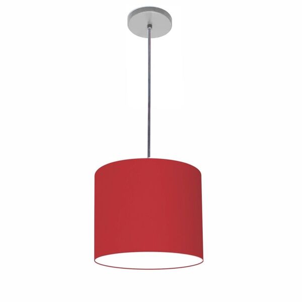 Luminária Pendente Vivare Free Lux Md-4105 Cúpula Em Tecido -