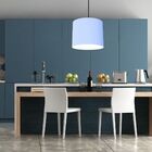 Luminária Pendente Vivare Free Lux Md-4106 Cúpula Em Tecido -