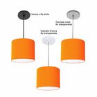 Luminária Pendente Vivare Free Lux Md-4106 Cúpula Em Tecido -