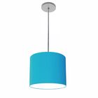 Luminária Pendente Vivare Free Lux Md-4107 Cúpula Em Tecido 2