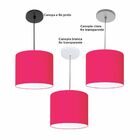 Luminária Pendente Vivare Free Lux Md-4107 Cúpula Em Tecido 2