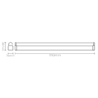 Luminária Perfil Led Taschibra Convex 111 De Sobrepor 34w Biv