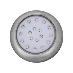 Luminaria Piscina Led O80mm Cromada 18w Luz Rgb St1084 Leroy Merlin