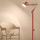 Luminária Piso 1,90m Articulada Chão Pedestal Coluna Refletor