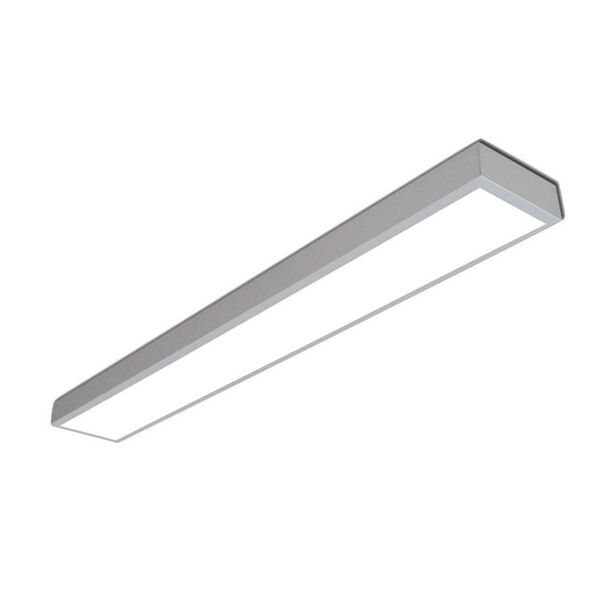 Luminária Plafon Premium Led Sobrepor 36w 120cm X 15cm Branco Quente