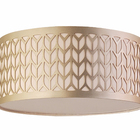 Luminária Plafon  Recorte  Bronze  30x15 2e27 Bivolt