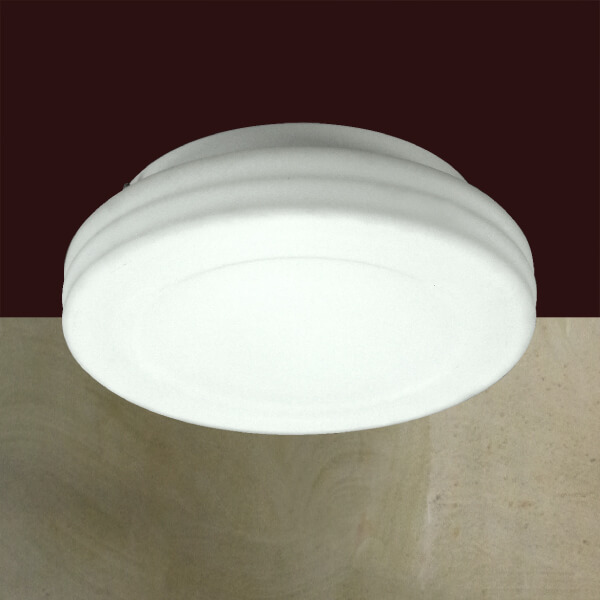 Luminaria Plafon Balih 31cm Vidro Opalina T930 Golden Art