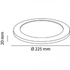 Luminária Plafon Bivolt Led 18w 4000k Slim Redonda Startec Br