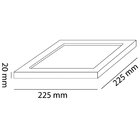 Luminária Plafon Bivolt Led 18w 6500k Slim Quadrada Startec B