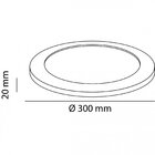 Luminária Plafon Bivolt Led 24w 4000k Slim Redonda Startec Br