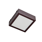 Luminária Plafon Caixa Sobrepor 1lamp E27 Marrom - 1933 Mar