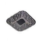 Luminária Plafon Cristal Quadrado 40x40cm 8 Luzes G9 Stadium