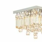 Luminaria Plafon De Cristal Legitimo Âmbar 40cm Sala Quarto -