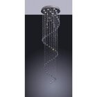 Luminária Plafon De Sobrepor Para 9 Lâmpadas Crystal Spiral B