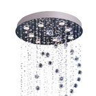 Luminária Plafon De Sobrepor Para 9 Lâmpadas Crystal Spiral B