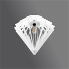 Luminária Plafon Em Madeira -diamond -branco