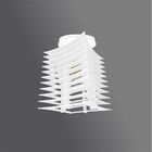 Luminária Plafon Em Madeira -temple -branco