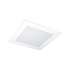 Luminária Plafon Embutir Quadrado Relevo 2xe27 Acrílico Branc