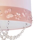 Luminária Plafon Faixa Flores E Borboletas 40cm