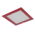 Luminária Plafon Flex Med 28cm 2 Lamp E27 Vermelho - 1101 Med