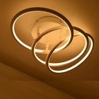 Luminária Plafon Led 60w Arcos Sobrepor Branco 50cm Sirius