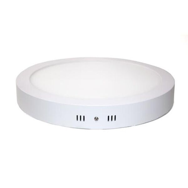 Luminária Plafon Led Sobrepor Redonda 24w - Losch - Branco Qu