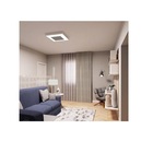 Luminária Plafon Luz Indireta Sobrepor 30cm + 2 Lâmpadas Led