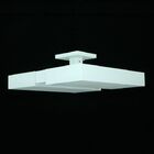 Luminária Plafon Luz Indireta Sobrepor Luxo 50cm 4e27 Real