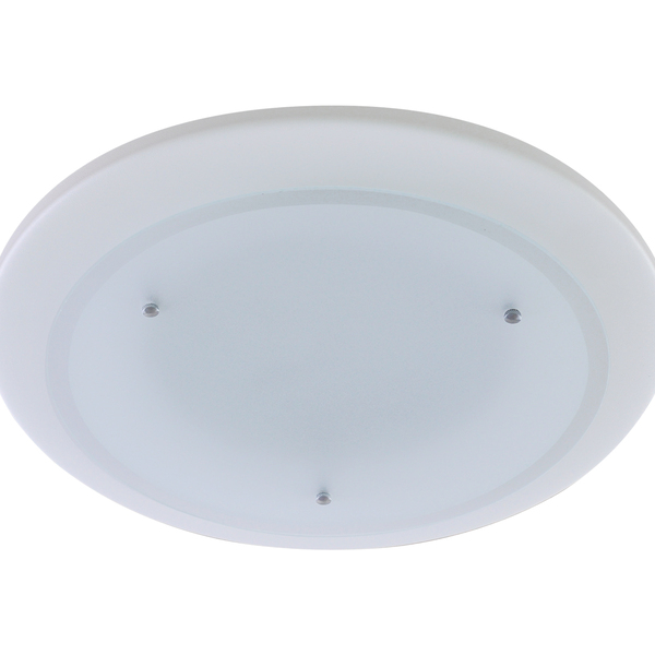 Luminária Plafon Milano Redondo Med 40cm 3lamp E27 Branco - 1