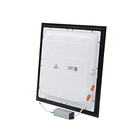 Luminária Plafon Painel Led Embutir 32x32 6500k Borda Preta 1