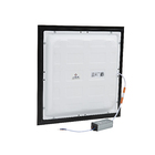 Luminária Plafon Painel Led Embutir 32x32 6500k Borda Preta 1