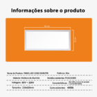 Luminária Plafon Painel Led Embutir 32x620 32x620 4000k