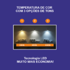 Luminária Plafon Painel Led Embutir 62x62 620x620 4000k