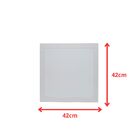 Luminária Plafon Painel Led Embutir Quadrado 42x42cm 4000k Lu