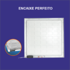 Luminária Plafon Painel Led Sobrepor 60x60 600x600 6500k