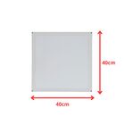 Luminária Plafon Painel Led Sobrepor Quadrado 40x40cm 3000k L