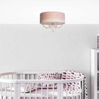 Luminária Plafon Pérolas 40x15 Rosa