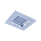 Luminária Plafon Quadrado Embutir Acrílico Cristal 2xe27 Bran
