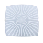 Luminária Plafon Quadrado Gde Radial Branco - 1311 Gde Cr