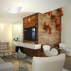 Luminária Plafon Quadrado Med 28cm Fosco - 1811 Med Cr