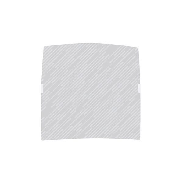 Luminária Plafon Quadrado Med Sereno 1lamp Branco - 1808 Med