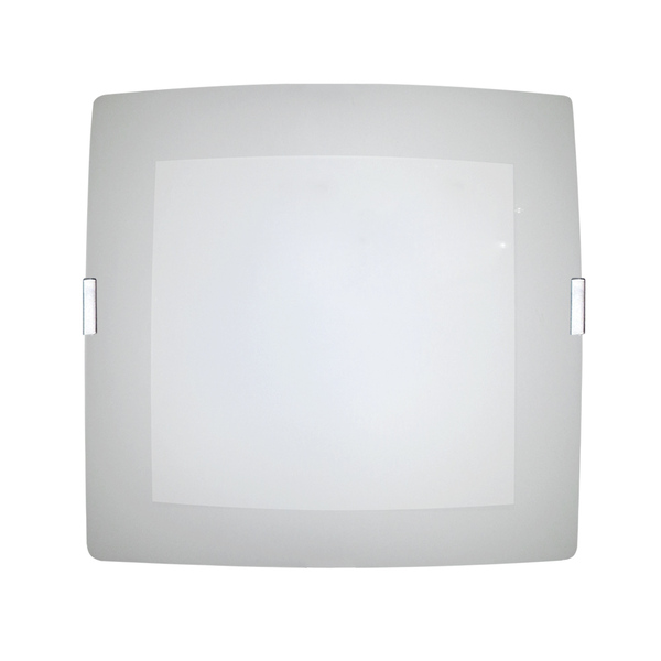 Luminária Plafon Quadrado Peq Borda Branco - 1814 Peq Br