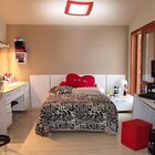 Luminária Plafon Quadrado Peq Borda Vermelho - 1814 Peq Vm