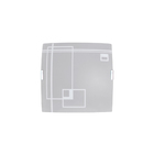 Luminária Plafon Quadrado Peq Prisma Branco - 1816 Peq Br