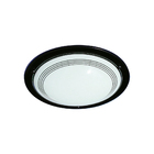 Luminária Plafon Redondo Med Frisoline Preto - 2010 Med Pt