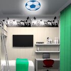 Luminária Plafon Redondo Mini 25cm Bola Azul - 1305 Mini Az