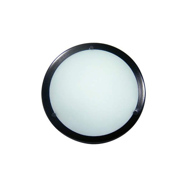 Luminária Plafon Redondo Peq C/pino Preto - 2001 Peq Pt